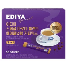 이디야 헤이즐넛 커피믹스, 11.5g, 1개, 50개입