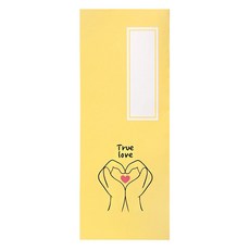 손하트병풍용돈봉투 + 메시지스티커 + 원형스티커 세트, 머스타드, 1세트 머스타드, 1세트