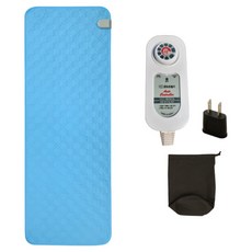 Dalssum旅行用攜帶式1人用口袋電熱毯電熱毯, 大號(45 x 135 cm), 藍色