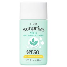 에뛰드 선프라이즈 마일드 에어리 피니쉬 선밀크 SPF50+ PA++++, 55ml, 1개