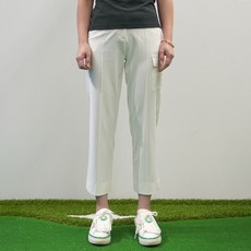 luxgolf White Bear女款後鬆緊帶切線縫線8分工裝褲 MS25MWB718