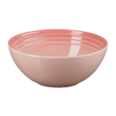 LE CREUSET 早餐穀片碗 16cm 鮭魚粉, 優質陶瓷, 簡約設計, 1個