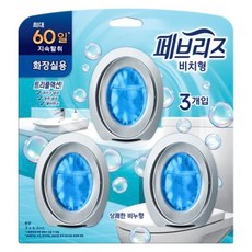 페브리즈 화장실용 비치형 방향제 상쾌한 비누향 3p 본품, 18.9ml, 1개