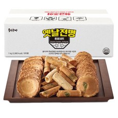꿀이구마 옛날 전병 종합 세트, 1개, 1kg