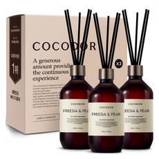코코도르 프리미엄 디퓨저, 프리지아앤페어, 500ml, 3개