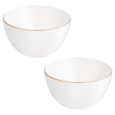 본차이나 블랑골드 공기, 화이트, 2개 화이트, 2개