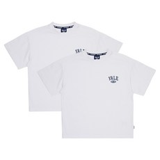 예일키즈 아동용 예일 아치 로고 하프 슬리브 티셔츠 YJPT2PE23292 2p