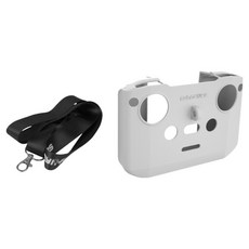 sunnylife 無人機DJI NEO/MINI 4 PRO遙控器矽膠保護殼組 RC-N3/2/1, 1組, 灰色