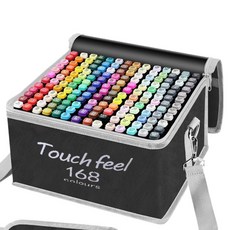 Touch feel Art Maca Design Macapen +交叉背景, 168 種顏色 + 12 種禮品, 1組