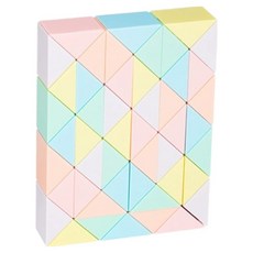 퍼줌 마카롱 스네이크 퍼즐 시리즈 일반큐브 48p, 혼합색상, 1개 혼합색상, 1개