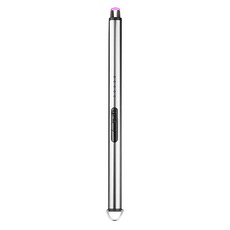 USB安全脈衝電弧點火槍 銀色 ZF3854 防風電弧點火器 USB充電打火機, 1支