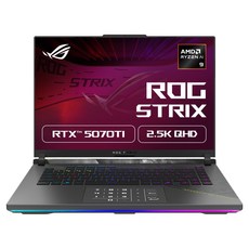 에이수스 2025 ROG 스트릭스 G16 라이젠9 라이젠 9000 시리즈 지포스 RTX 5070 Ti, Volt Green, G614FR-S5122, 1TB, 16GB, Free DOS