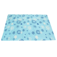 寵物冰墊 M(50 x 40cm) 雪花款 寵物涼墊 狗冰墊 寵物墊, M(50 x 40cm), 1個, 雪花