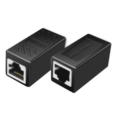POLYWELL 寶利威爾 RJ45 CAT6 網路線對接頭 母對母, 1個, 混和顏色