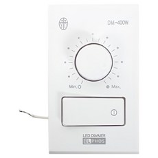 엘포스 LED전용 Simple 스위치 부착형 디머 디밍 조광기 400W + 니트릴장갑, 1개