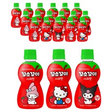 Kwangdong Kkossokkomi蘋果口味角色隨機出貨, 20個, 200ml