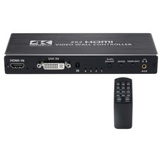 컴스마트 HDMI 1.4 비디오 월 멀티비젼 1-4 2x2 4K 30Hz 1080P 분배기, 1개