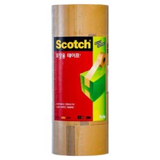 스카치 포장용 테이프 3650 48mm x 40m, 갈색, 5개 갈색, 5개