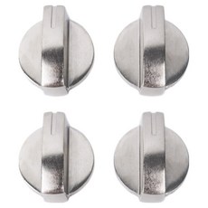 Flex Line瓦斯爐把手旋鈕點火把手旋鈕開關 45度 銀色 4入, 單品
