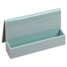 사인포스트 심플 명함거치대 블루 11.2 x 4.3 x 5.8 cm, 1개, 1단