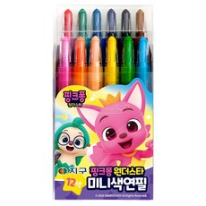 GLOBE CHEMICAL 碰碰狐迷你彩色鉛筆組, 1套, 12 種顏色