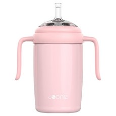 주니 스테인레스 빨대컵, 핑크, 1개, 240ml 핑크, 1개, 240ml