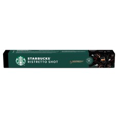 STARBUCKS 星巴克 短萃濃縮咖啡膠囊 Nespresso咖啡機適用, 10片, 1個, 5.7克