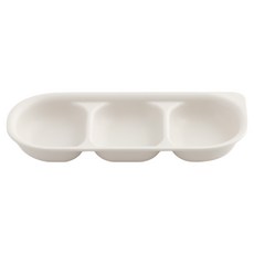 탁가온 유아용 네모 에코젠 나눔접시, 아이보리, 1개