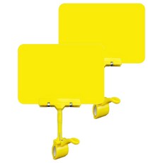 Nanri Sisters店內超市POP展示卡 黃色 2入+A5告示牌組, 1套, 無知