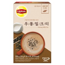 Lipton 立頓 烏龍奶茶, 19克, 1件, 10個