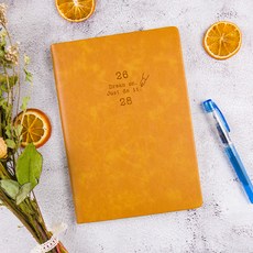 conifer 綠的事務 時錄3年誌 2026~2028年度日記本，25K秋楓棕鋼筆紙精裝筆記本, 25K(21.6 x 15.5 x 1.2cm), 1本, TR0125426 秋楓棕