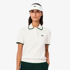 LACOSTE 女款高爾夫半短袖Polo毛衣 AF9430-55G