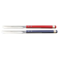 Bogen 方形Solne餐具甜點刀, 寶石紅、藍寶石, 1套