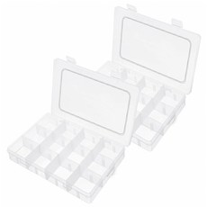 AHOYE 12格飾品收納盒/工具盒/零件盒, 2個