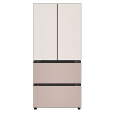LG전자 디오스 오브제컬렉션 김치톡톡 Fit Max 4도어 480L 스탠드형 김치냉장고 방문설치, 토프 + 아몬드, Z484GGA123S