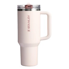 STANLEY 防漏吸管隨手杯, 山櫻粉, 1個, 1180ml