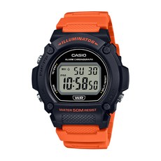 CASIO 卡西歐 手錶 W-219H-4A, 1支, 黑色/藍色