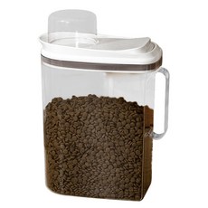 寵物密封儲糧桶, 透明, 3.5L, 1個