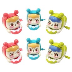 世界流通Hello Komi發條 2種*3入組, 1套, 混色