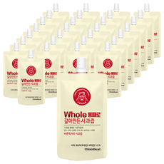 韓國 WHOLE IN JUICE 陽光農場 NFC蘋果汁, 100ml, 30包