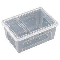 레몽크리프 도마뱀 사육 적재함 대(32 x 22 x 15 cm), 투명, 1개 투명, 1개