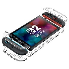 GOOSPERY Nintendo Switch 2水晶全包硬殼組, 1套, 單品, 透明