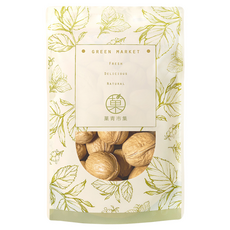 GreenMarket 菓青市集 椒香帶殼核桃/紙皮核桃/手撥核桃, 300g, 方便手剝，享受自己動手的樂趣, 1包