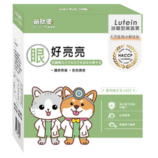 萌肽優 眼好亮亮 護眼明亮，守護毛孩好視力，告別寶貝淚痕，維護眼睛健康，30包，1盒