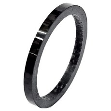 碳纖維墊片環自行車頭管碳纖維墊片 28.6*3mm, 1個, 烏亮