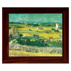 開運陶源 麥田收割 豐收 梵谷 Van Gogh Vincent, 深咖啡色