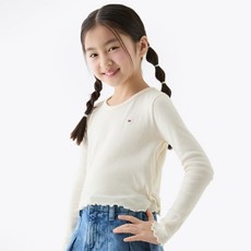 Tommy Hilfiger 女童款竹節棉T恤