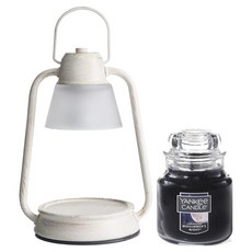 YANKee CANDLe 小款Midsummer Night+Becon迷你融燭燈禮盒組, 香檳酒, 仲夏夜