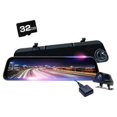 鷹之眼 2K Sony前後鏡頭行車紀錄器 12吋GPS測速聲控 TA-B001, 32GB, 後鏡頭 + 鏡頭延長線 + 雙面膠貼 + 鏡頭安裝支架 + 抗干擾磁環 2個 + 橡皮固定圈 2條 + 車用電源線 + GPS + 雙面膠貼+ 使用說明書 + 32G記憶卡