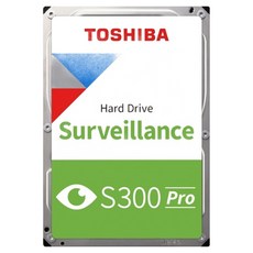 TOSHIBA 東芝 S300 PRO CCTV監視用 7200RPM CMR方式 512MB緩衝硬碟, HDWTA60, 6TB